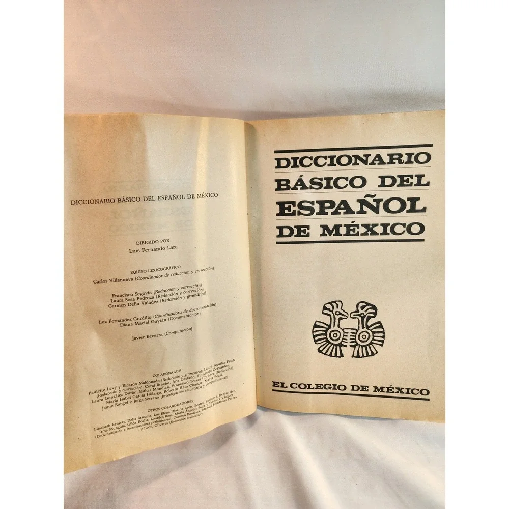 Diccionario Basico del Espanol de Mexico El Colegio de Mexico Luis Fernando Lara